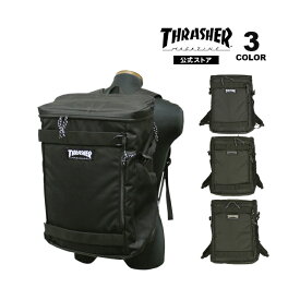 【全品ポイント5倍 4/27 09:59まで】スラッシャー リュック バックパック THRASHER BENCHMARK BACK PACK BOX 30L デイバック バッグ 撥水 メンズ レディース ユニセックス ブラック 黒 全3色 通勤 ビジネス 通学 旅行 【公式】