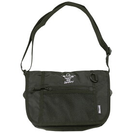 【全品P5倍 05/27 01:59まで】スラッシャー メッセンジャー バッグ THRASHER GONZ MESSENGER BAG ゴンズ マークゴンザレス ショルダー ポーチ 撥水 メンズ レディース ユニセックス ブラック 黒 【公式】