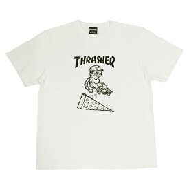 スラッシャー Tシャツ THRASHER Pizza S/S T-SHIRTS 半袖 TEE プリント メンズ レディース ユニセックス 全3色 M-XXL【公式】