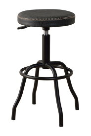ハイチェア チェア イス 椅子 スツール ハイスツール 昇降機能 高さ調整 ソフトレザー 北欧 かっこいい おしゃれ シンプル ブラック ブラウン キャメル