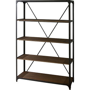 ラック オープンシェルフ ディスプレイラック ワイドラック 3段 4段 アジャスター付き スチール 陳列棚 ヴィンテージ レトロ 木製 什器3D 什器4D DIS-936BK DIS-937BK DIS-938BK DIS-939BK