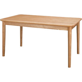 ダイニングテーブル 木製テーブル 天然木 HOT-333NA ナチュラル 角型 四角 テーブル リビング 団らん ファミリー 新居 引っ越し
