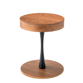 サイドテーブル PT-616 天然木 木製 シンプル モダン おしゃれ インテリア 家具 スタイリッシュ リビング ダイニング テーブル ミニテーブル カフェテーブル 収納 収納付き ブラウン