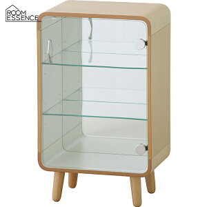 コレクションケース コレクションシェルフ おしゃれ 収納棚 北欧 フィギュア ケース 棚 背面ミラー コレクションシェルフ 収納 透明扉 ナチュラル ブラウン PT-611