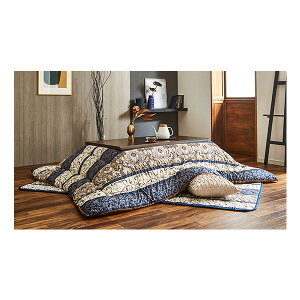 こたつ布団 掛敷セット 洗える コタツ布団 こたつふとん ふっくら 日本製 おしゃれ エレガンス柄 高級感 ふっくら ボリューム エンジ ネイビー 掛 205×205〜315cm 敷190×190〜290cm 正方形 長方形