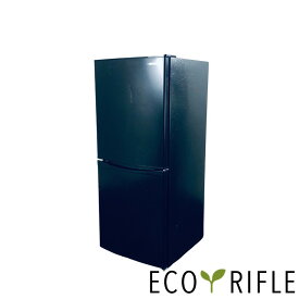 【中古】 アイリスオーヤマ IRISOHYAMA 冷蔵庫 一人暮らし 2020年製 2ドア 142L ブラック 直冷式 右開き IRSD-14A-B 奥行60cm以下 送料無料 設置無料 地域限定 RANK_B