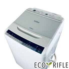 【中古】 日立 HITACHI 洗濯機 一人暮らし 大きめ 2016年製 全自動洗濯機 7.0kg ホワイト BW-V70A 縦型 送料無料 設置無料 地域限定 RANK_A