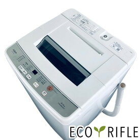 【中古】 アクア AQUA 洗濯機 一人暮らし 2019年製 全自動洗濯機 6.0kg ホワイト 送風 乾燥機能付き AQW-S60G(W) 縦型 送料無料 設置無料 地域限定 RANK_B