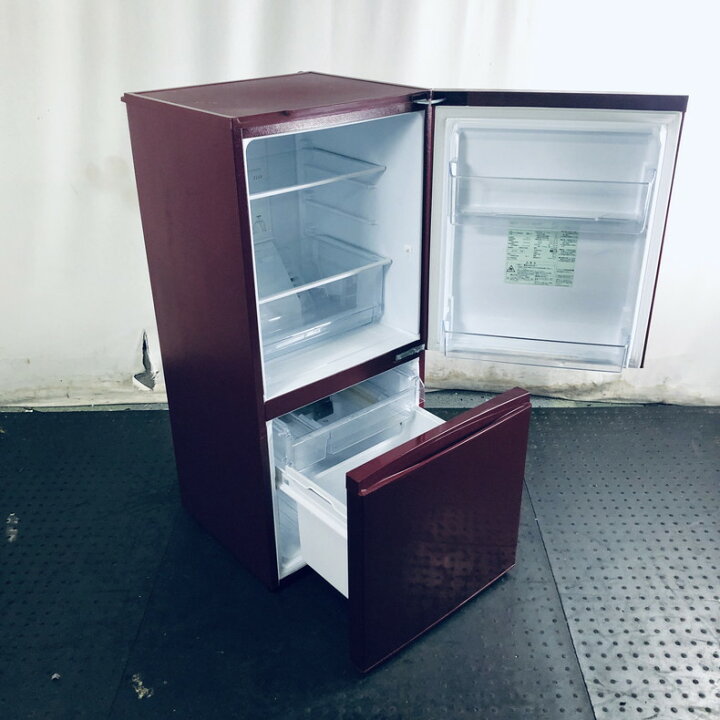 楽天市場】【中古】 アクア AQUA 冷蔵庫 2018年製 2ドア 157L レッド  