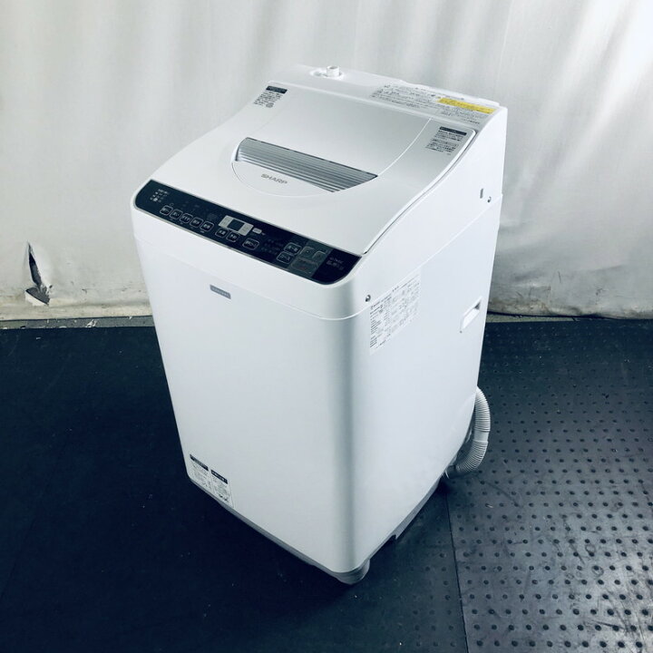 楽天市場】【中古】 シャープ SHARP 洗濯機 2017年製 全自動洗濯機 5.5  