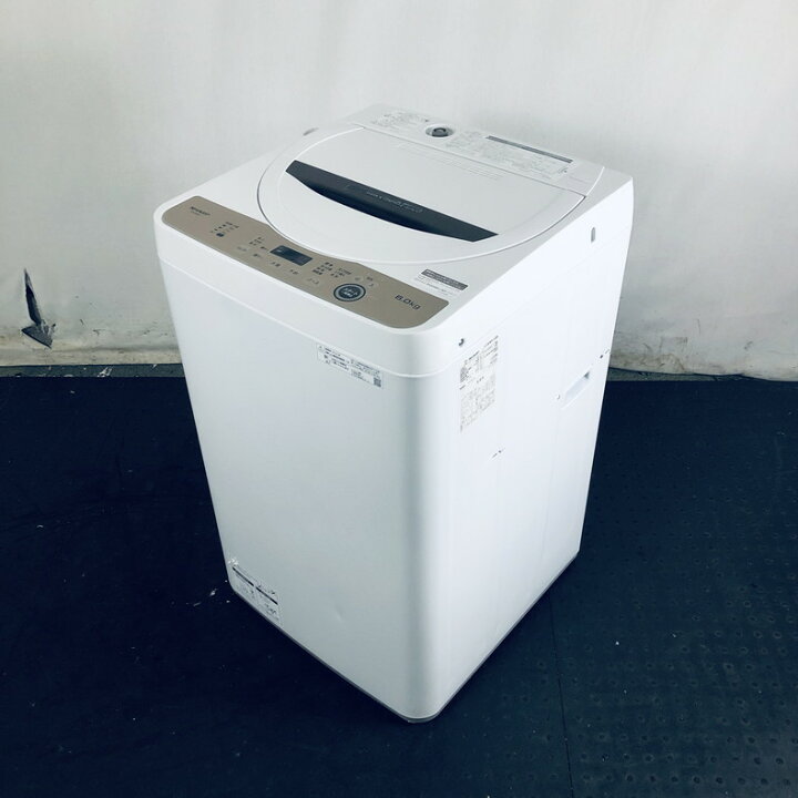 楽天市場】【中古】 シャープ SHARP 洗濯機 2023年製 全自動洗濯機 6.0  