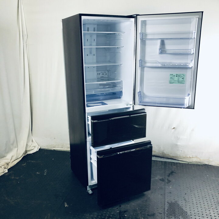 24Y570 ジE MITSUBISHI 三菱 冷凍冷蔵庫 MR-CX37F-BR 365L 3ドア 右 