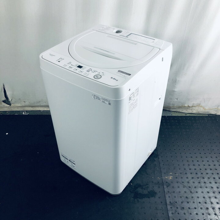 楽天市場】【中古】 シャープ SHARP 洗濯機 2023年製 全自動洗濯機 5.5  