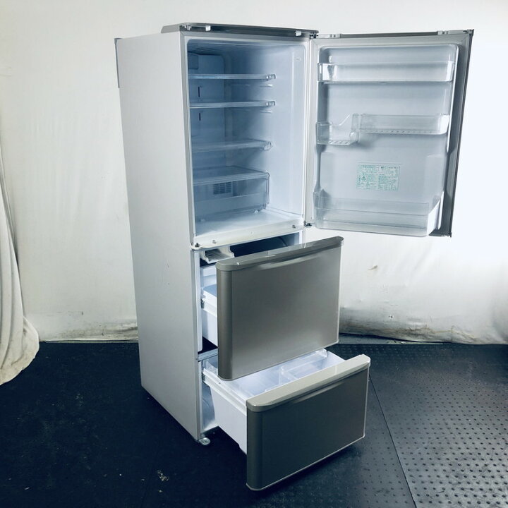 シャープ 3ドア冷蔵庫 350L 2017年製 中古