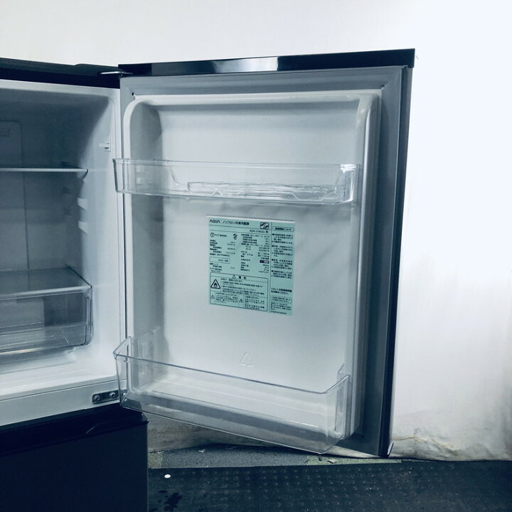 アクア 2ドア冷蔵庫 AQR-J14N シルバー色 135L 『中古美品』2022年