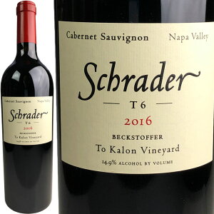 Schrader Cellars T6 Cabernet Sauvignon Beckstoffer To Kalon Vineyard [2016] / V[_[ T6 JxlE\[Bj xNXgt@[ gEJ B[h [US][WA98][]