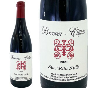 �u�������[ �N���t�g�� 2021 �s�m �m���[�� �T���^ ���^ �q���Y / Brewer Clifton Pinot Noir [2021][US][��]