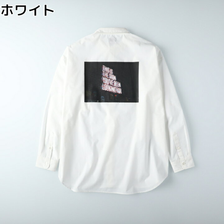 楽天市場 Back Number バックプリントビッグシルエットシャツright On ライトオン Bn Back Number バックナンバー ライトオン楽天市場店