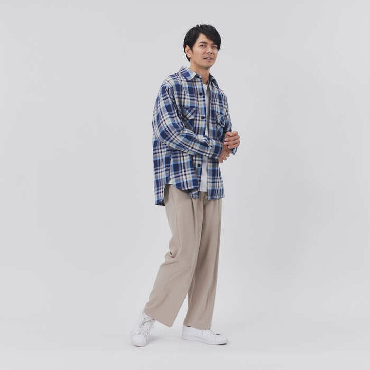 楽天市場】BACK NUMBER ヘビーチェックシャツ メンズ 紳士 男性 春 秋 