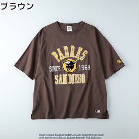 MLB 【MLB】別注ワッペン刺繍TシャツRight-on ライトオン MB14809 MLB エムエルビー