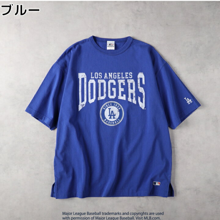 楽天市場】MLB 【MLB】別注カスレ加工プリントTシャツRight-on ライト  