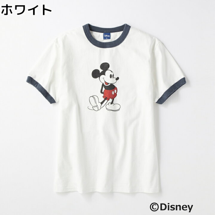 楽天市場 Disney リンガープリントtシャツ ミッキー メンズright On ライトオン Dn Disney ディズニー ライトオン楽天市場店