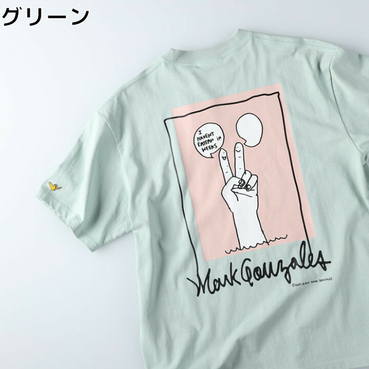 楽天市場 Mark Gonzales グラフィックプリントtシャツright On ライトオン 2g7 a Mark Gonzales マークゴンザレス ライトオン楽天市場店