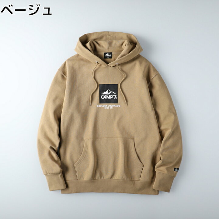 楽天市場 Camp7 ボックスロゴプリントパーカー メンズ ロゴ お揃い ペアルック リンクコーデ あったか おしゃれ 冬 秋 長袖 スウェット リモートワーク Right On ライトオン Cp Camp7 キャンプ7 ライトオン楽天市場店