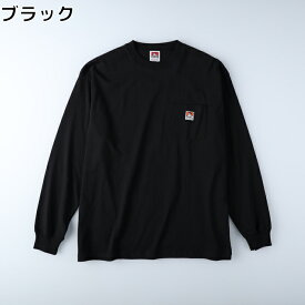 BEN DAVIS ピスポケロンT メンズ レディース ユニセックス トップス Tシャツ ロンT 長袖 春 秋 ストリート ビックシルエット 綿 100Right-on ライトオン C-2780025 BEN DAVIS ベンデイビス