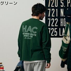 Hollywood athletic co バックプリントロンTRight-on ライトオン HA005 Hollywood athletic co ハリウッドアスレチックカンパニー