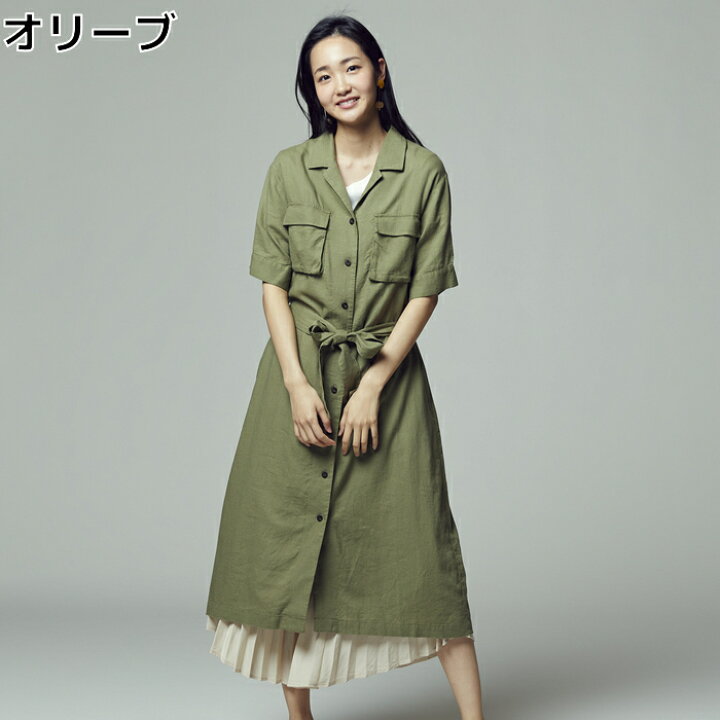 楽天市場 Back Number ベルト付きシャツワンピース ウィメンズright On ライトオン Bn Back Number バックナンバー ライトオン楽天市場店