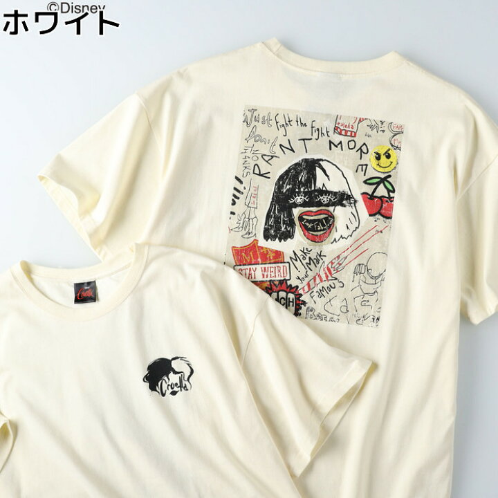 楽天市場 Disney クルエラ アートプリントtシャツright On ライトオン Disney ディズニー ライトオン 楽天市場店