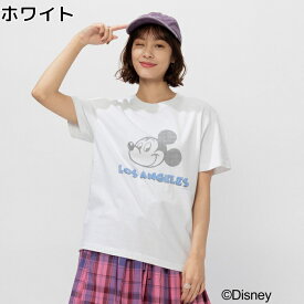 DISNEY ビンテージ風MICKEY／半袖TシャツRight-on ライトオン 100-CSR-241001 DISNEY ディズニー