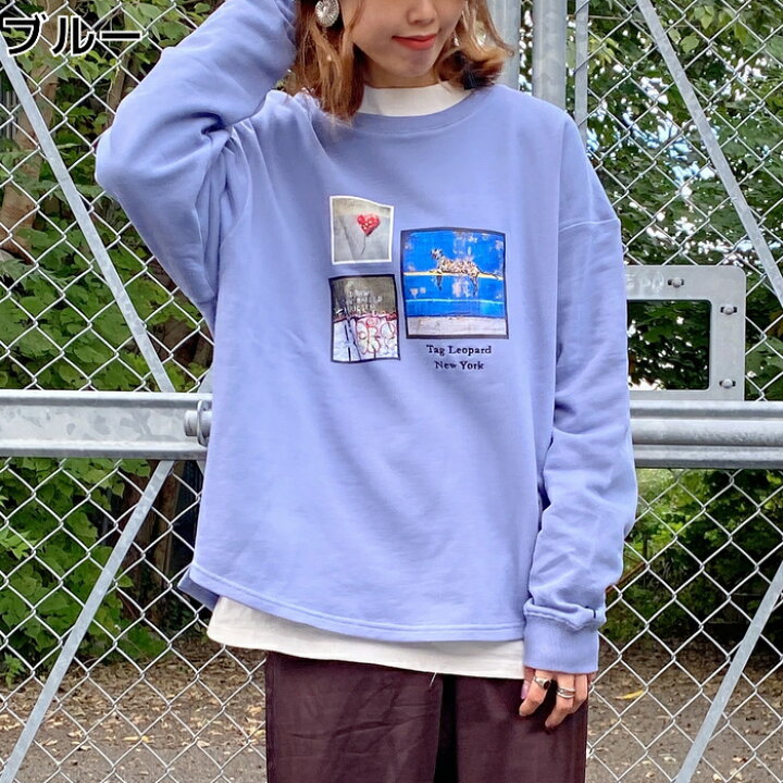 楽天市場】BRANDALISED プリントトレーナー バンクシー ウィメンズ  