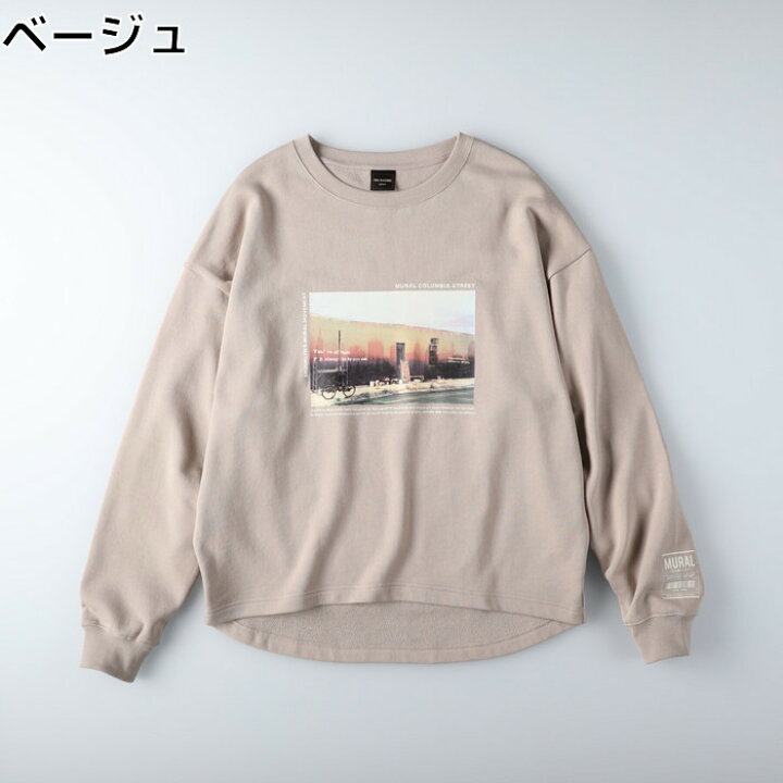 楽天市場 Rag Machine カラーフォトプリントトレーナー ウィメンズ 10代 代 30代 40代 ゆるカジ カジュアルファッション 秋服 冬服 春服 プチプラright On ライトオン Rm Rag Machine ラグマシーン ライトオン楽天市場店