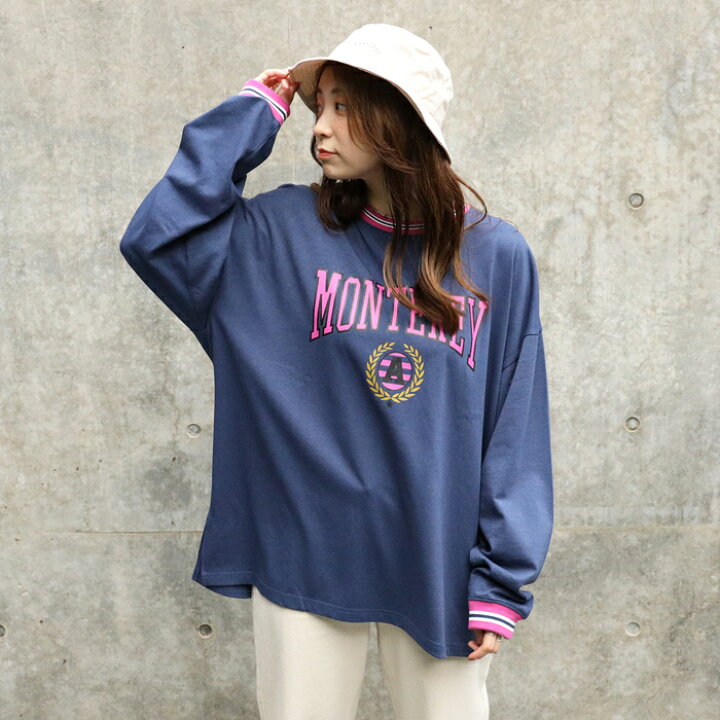 楽天市場】HONEYSUCKLE ROSE 配色リブロンT レディース トップス T  