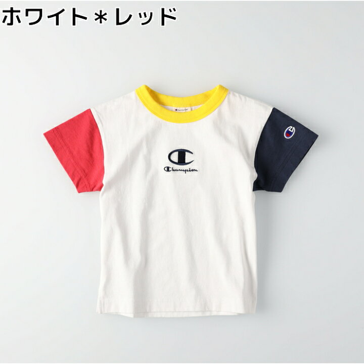 楽天市場 Champion クレイジー切り替えtシャツ キッズright On ライトオン Fcs9701 Champion チャンピオン ライトオン楽天市場店