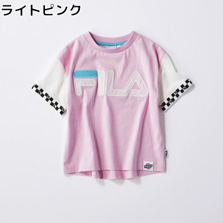 楽天市場】FILA 【FILA×TEGTEG cheered by Girls2】 袖切り替えTシャツ  