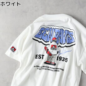 BEN DAVIS バックプリントTシャツRight-on ライトオン BD-25S022K BEN DAVIS ベンデイビス