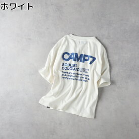 CAMP7 バックプリントTシャツRight-on ライトオン CP46032012 CAMP7 キャンプ7