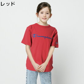 Champion ロゴプリントTシャツ 子供 キッズ 男の子 女の子 半袖 春 夏 チャンピオン Champion 綿100Right-on ライトオン CKSX335R Champion チャンピオン