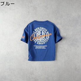 BEN DAVIS サークルプリント Tシャツ キッズ 子ども 半袖 綿 ベンデイビス Right-on ライトオン BD-25S016K