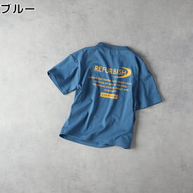 Refurbish バックプリント半袖TシャツRight-on ライトオン RF46032025 Refurbish リファービッシュ
