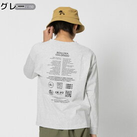 CAMP7 バックプリント長袖TシャツRight-on ライトオン CP45032028 CAMP7 キャンプ7