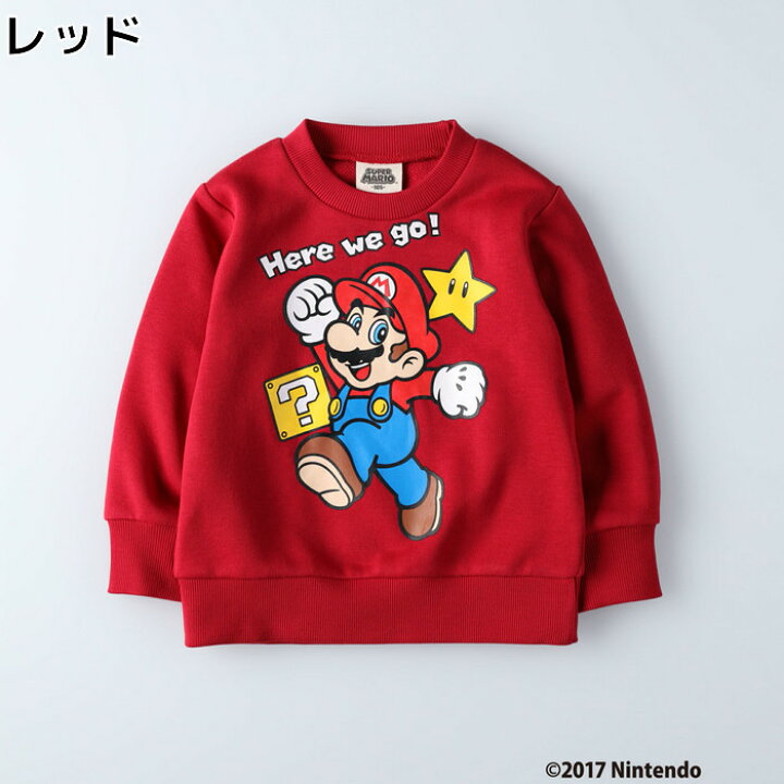 楽天市場 Other プリントトレーナー マリオ キッズright On ライトオン Other 未入力 ライトオン楽天市場店