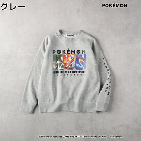 ≪スペシャルプライス≫ 【POKEMON】プリントスウェット ポケモン キッズ 男の子 トレーナー カジュアル 長袖 Right-on ライトオン RO36018 pokemon