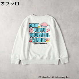 ≪スペシャルプライス≫【 星のカービィ 】プリントスウェット トレーナー キッズ 子供 男の子 女の子 プルオーバー 長袖 裏起毛 ロングシーズン バックプリント カジュアル キャラクター Right-on ライトオン 22864125