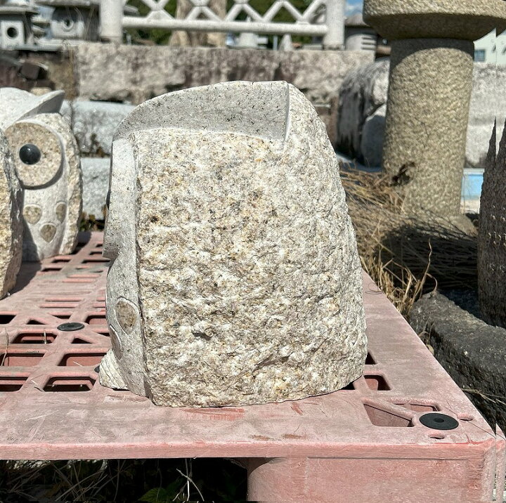 楽天市場】もこもこふくろう 大 H26cm 御影石 フクロウ 梟 鳥 とり 