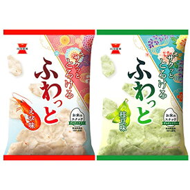 岩塚製菓 ふわっとやわらかえび味・枝豆味 2種アソート 計10袋