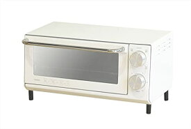 ツインバード トースター オーブントースター 2枚焼きハーフミラーガラス ホワイト TS-5001LX-W